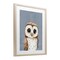 Stupell Industries Sweet Woodland Owl Framed Print Under Glass, design by Christine Simpson Art